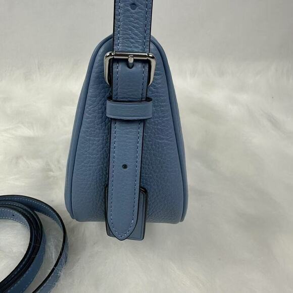 Coach Kailey Shoulder/Crossbody Bag Refine Pebble Leather Bluebell CY707 NWT - Picture 3 of 7